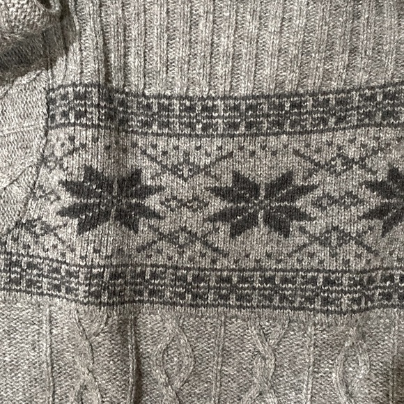 Hammerschmid Mens Vintage Nordic Sweater 1/4 zip Wool blend XL - Picture 4 of 7